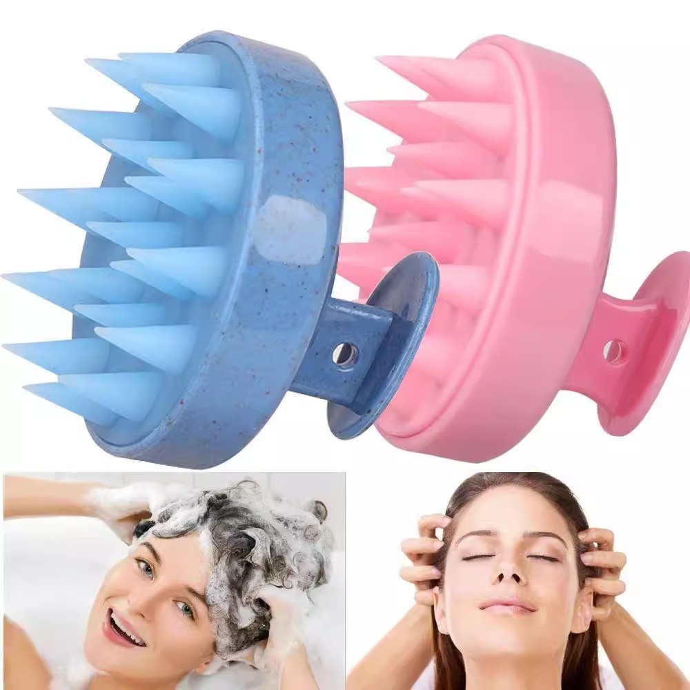 Hair Spa Wellness - 실리콘 샴푸 브러쉬, 머리 두피 마사지