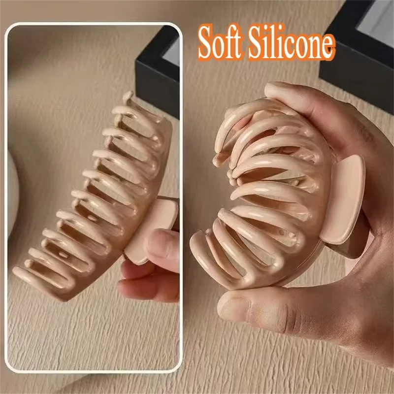 Hair Spa Wellness - 새로운 실리콘 소재 헤어 클로 클립