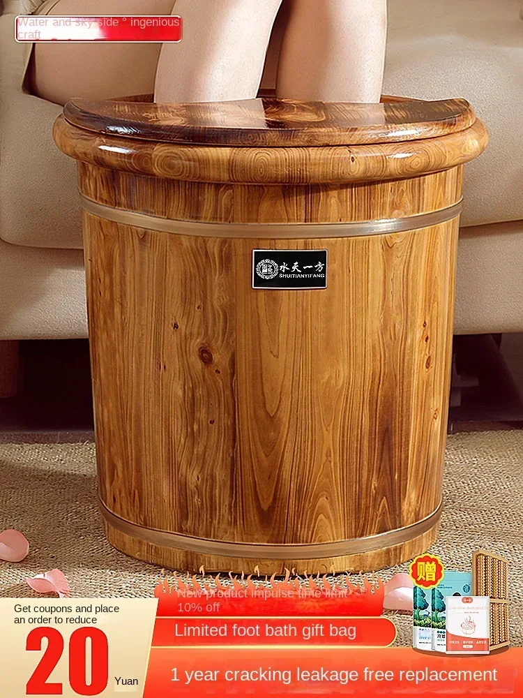 우드 풋 스파 배럴 훈증 테라피 발 목욕, 마사지 기능 - Wellness Spa And Massage 리뷰 및 가격