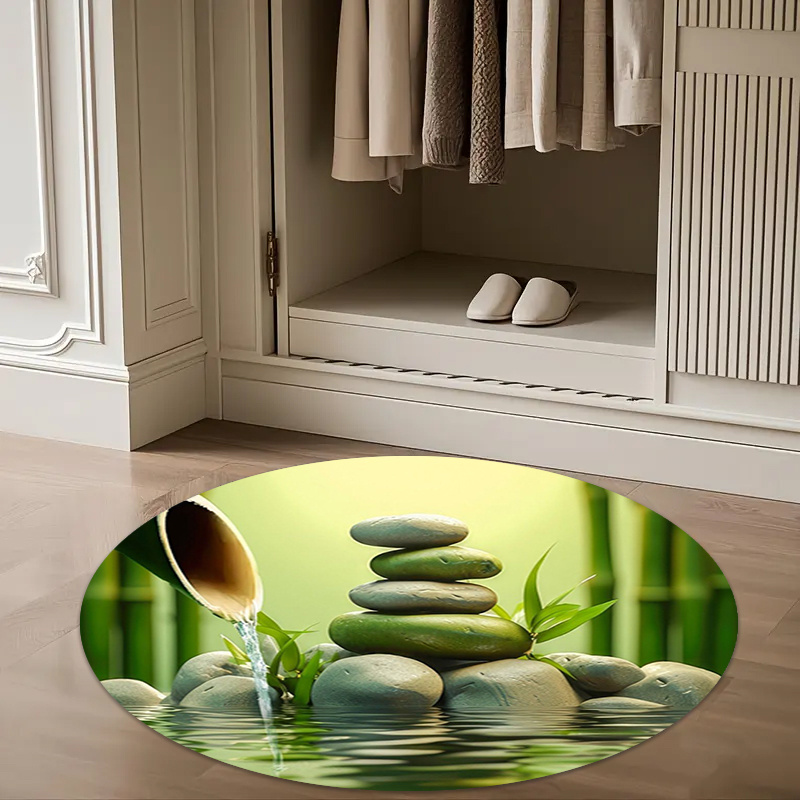 선(禪) 대나무 돌 물결 무늬 원형 러그 명상 요가 스 - Spa And Wellness Hotel 리뷰 및 가격