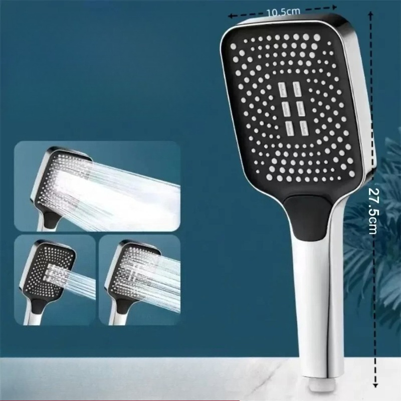 조절 가능한 3단계 고압 샤워헤드 대용량 절수 레인폴  - Spa&Wellness Earth City Шелепиха 리뷰 및 가격